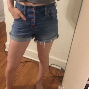 Madewell high waisted Shorts